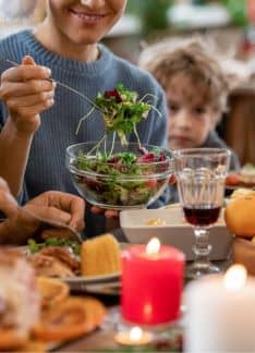 Comer saludable en Navidad